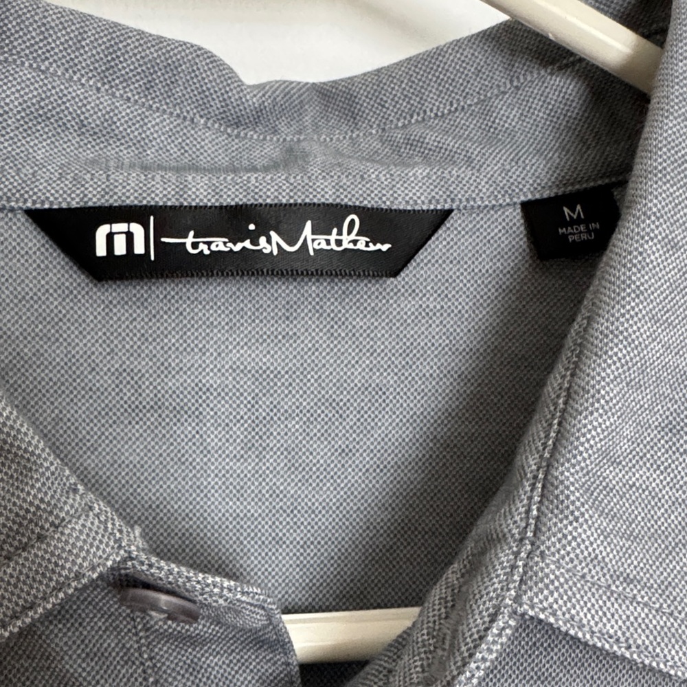 Travis Mathew Dark Gray Polo Shirt - Picture 4 of 13